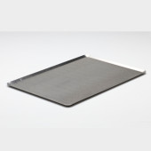 Gastro-inox aluminium bakplaat, geperforeerd, 600x400mm, randen 45&deg;