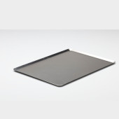 Gasto-inox aluminium bakplaat, 600x400mm, randen 45&deg;