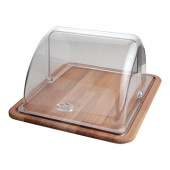EMGA Serveerplateau met rolltop deksel - 31x37 cm