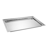 EMGA RVS serveerplateau voor buffetvitrine gekoeld - 44,5x29,5 cm