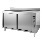 Gastro-inox RVS warmhoudkast met achteropstand 1900x700x880mm