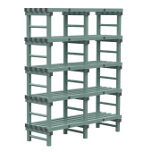 Rea eurostelling 5 schappen 1500(l)x500(d)x1850(h)mm