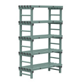Rea eurostelling 5 schappen 1200(l)x500(d)x1850(h)mm