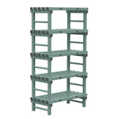 Rea eurostelling 5 schappen 1000(l)x500(d)x1850(h)mm