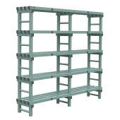 Rea eurostelling 5 schappen 2000(l)x400(d)x1850(h)mm