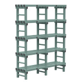 Rea eurostelling 5 schappen 1500(l)x400(d)x1850(h)mm