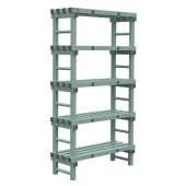 Rea eurostelling 5 schappen 1000(l)x400(d)x1850(h)mm