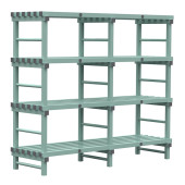 Rea eurostelling 4 schappen 2000(l)x600(d)x1750(h)mm