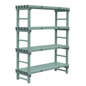 Rea eurostelling 4 schappen 1400(l)x500(d)x1750(h)mm