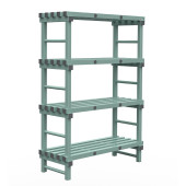 Rea eurostelling 4 schappen 1200(l)x500(d)x1750(h)mm