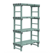 Rea eurostelling 4 schappen 1000(l)x500(d)x1750(h)mm
