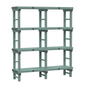 Rea eurostelling 4 schappen 1500(l)x400(d)x1750(h)mm