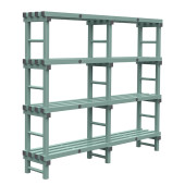 Rea eurostelling 4 schappen 2000(l)x400(d)x1750(h)mm