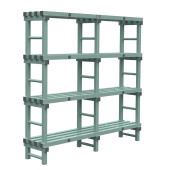 Rea eurostelling 4 schappen 1800(l)x400(d)x1750(h)mm