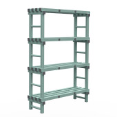 Rea eurostelling 4 schappen 1200(l)x400(d)x1750(h)mm