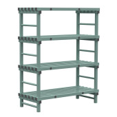 Rea eurostelling 4 schappen 1400(l)x600(d)x1750(h)mm