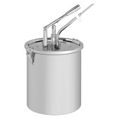 Kalando heveldispenser met schuine naald spuitmond en 10L container