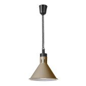 Hendi warmtelamp verstelbaar conisch, Beige, 230V/250W, ⌀275x(H)250mm