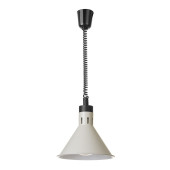 Hendi warmtelamp verstelbaar conisch, Wit, 230V/250W, ⌀275x(H)250mm