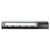 Arktic sushi-display, Zwart, 220-240V/190W, 1800x420x(H)265mm