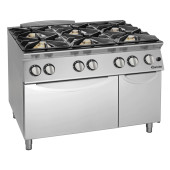 Bartscher Gasfornuis 900 6 branders GBO