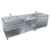 2x MKN friteuse K&Ouml;LN met FrySafe, 42 kW, uitschepsysteem midden