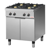Modular Gas 4-pits kooktafel - met deuren