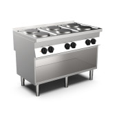 Mareno m0-700 line kooktoestel 6 ronde kookplaten - 120cm