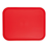 CaterChef Dienblad polypropyleen rood - 35x27 cm