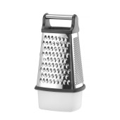 Hendi rasp 4-zijdig met container, 158x130x(H)310mm