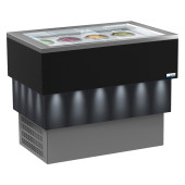 NordCap COOL-LINE consumptie-ijs vitrine Carrara Donker Vista 8