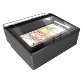 NordCap aanrecht ijsvitrine MINI CREAM 4V LED GRIJS