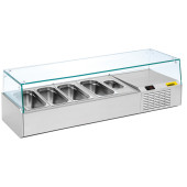 NordCap pizzakoelwerktafel opzetstuk koelvitrine A 1330-1/1