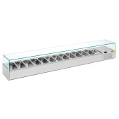NordCap pizzakoelwerktafel opzetstuk koelvitrine A 2725-1/1