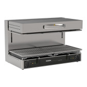 Tecnoinox Elektrische 2-zone salamander - grill hoogte instelbaar