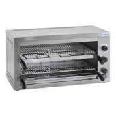 Tecnoinox Elektrische 2-zone salamander - grill hoogte instelbaar