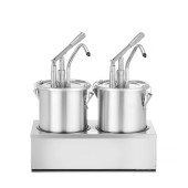 Hendi sauspomp roestvast staal set 2 stuks, 9L, 400x200x(H)440mm