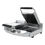 Unox SpidoCook keramische contactgrill - 2x 250x250 mm, glad/geribbeld