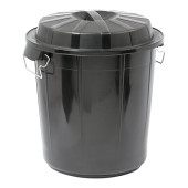 Afvalvat inclusief deksel 50 liter