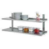 Bartscher complete set van 2 RVS wandschappen - 603012