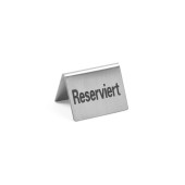 Hendi RVS tafelstandaard 'Reserviert' - 4 stuks