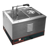Sauzen warmer (cap.2x1/4GN) m/dispenser