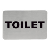 Tekstplaatje H toilet