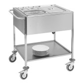 EMGA bain marie wagen
