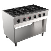 Combisteel Base 700 gaskooktafel 6 br.
