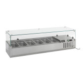 Combisteel Gekoelde opzetvitrine 1/4 GN x 5