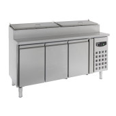 Combisteel Saladette 3 deuren 8x1/3 GN pan