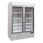 Combisteel Vrieskast 2 glasdeuren 920 liter