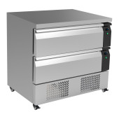 Combisteel Koel/vrieswerkbank, 2 laden 4x 1/1gn