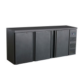 Combisteel Barcooler zwart 3 deurs